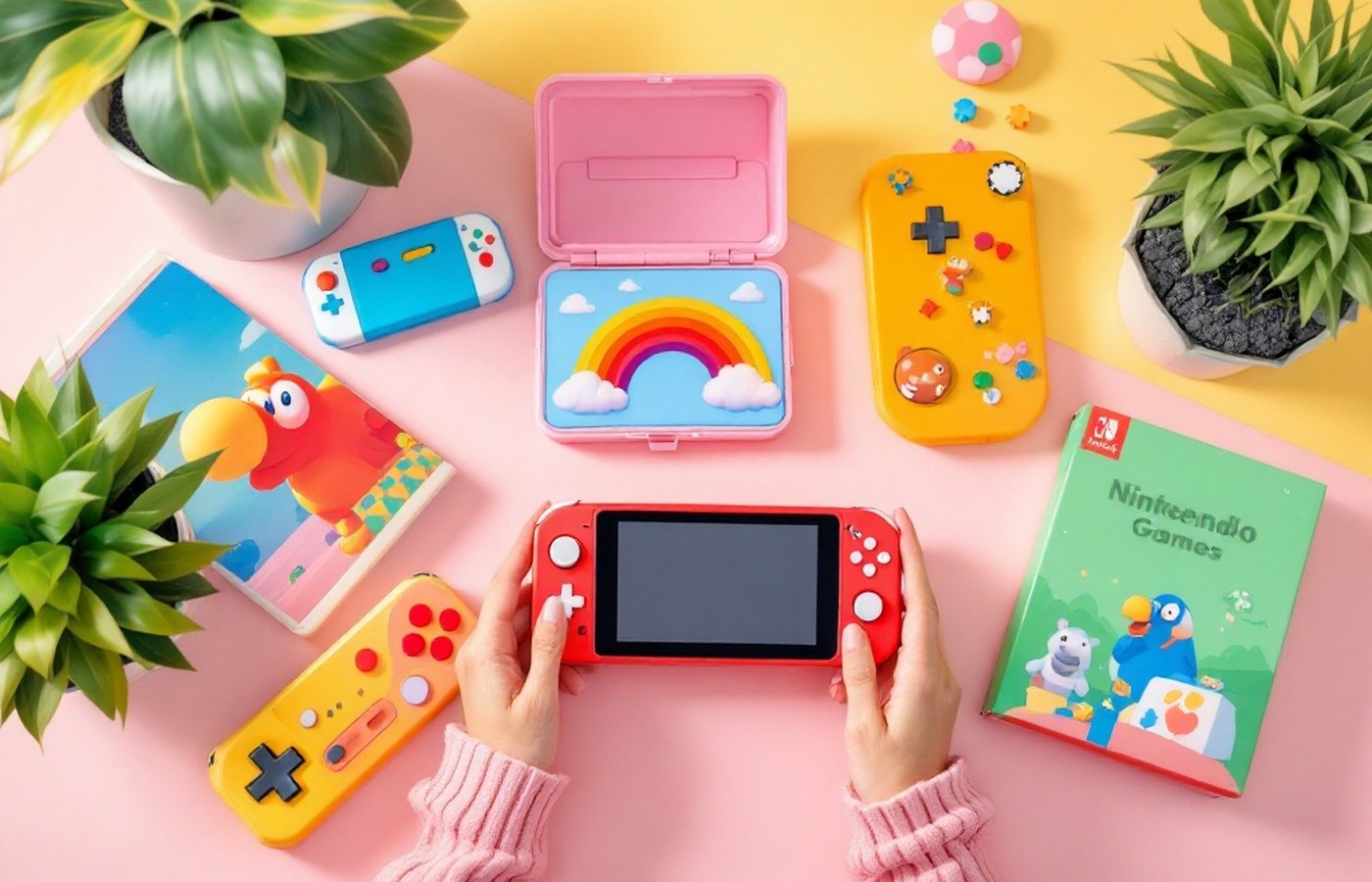 Flat-lay of must-play games